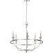 Emery 5 Light 29.1 inch Brushed Nickel Chandelier Ceiling Light